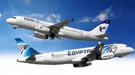 Erster Flug Basra - Teheran