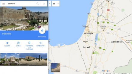 Google entfernt Namen Palästina aus seinen Karten