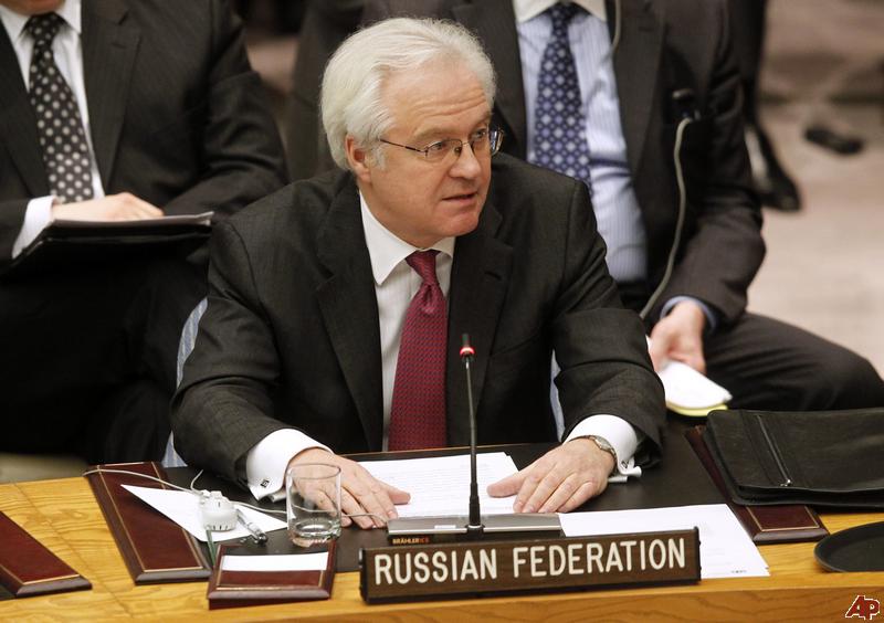 Syria talks should not rest on halt in Aleppo fighting: Russian U.N. Ambassador