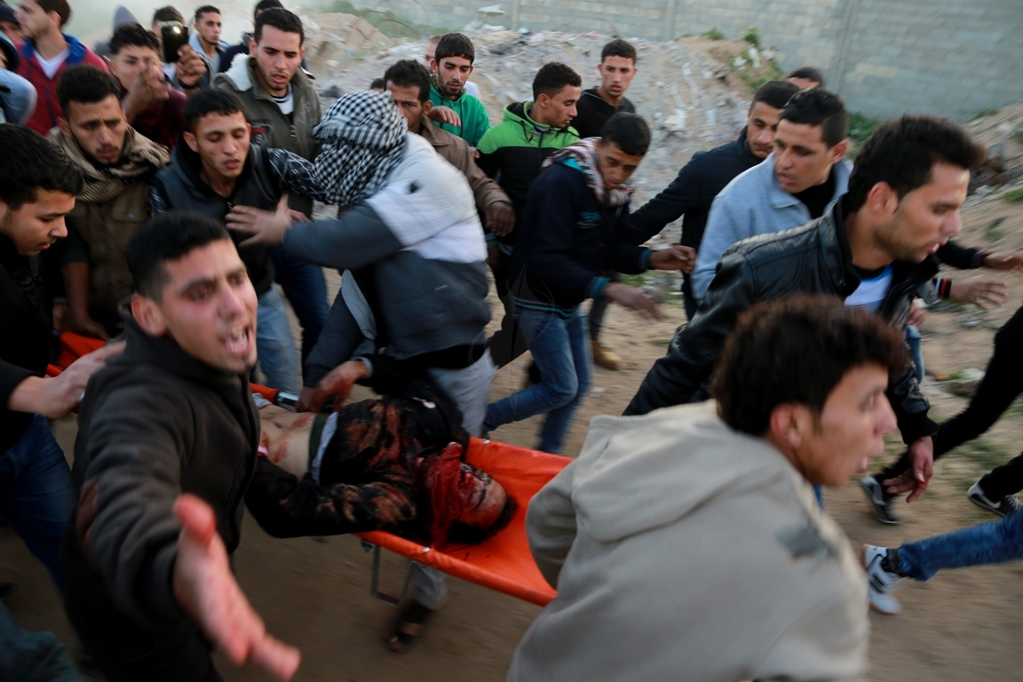 إصابة 4 فلسطينيين بنابلس إثر اقتحام إسرائيلي