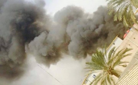 مصرع 11 طفلا بحريق مستشفى اليرموك في بغداد