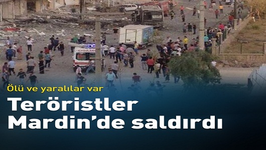 Mardin'de polis aracına saldırı