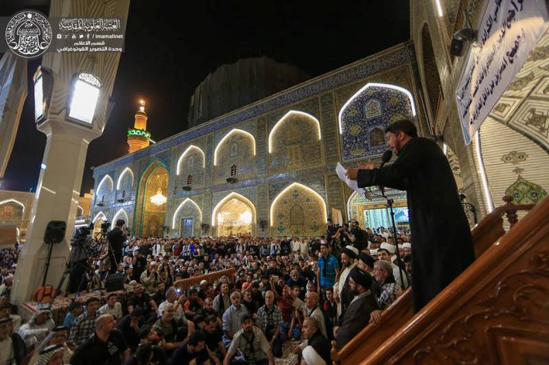 إقامة محفل تأبيني برعاية العتبة العلوية المقدسة في ذكرى أربعينية مجزرة الكرادة + (الصور)