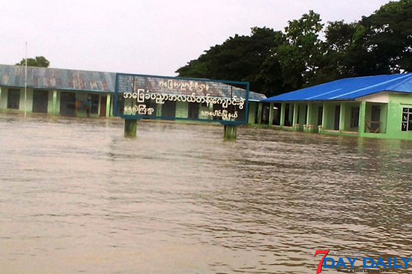 ေရေဘးသင့္ ပုသိမ္ႏွင့္ သာေပါင္းၿမိဳ႕နယ္တြင္ အေရးေပၚအကူအညီမ်ား လိုအပ္ေန