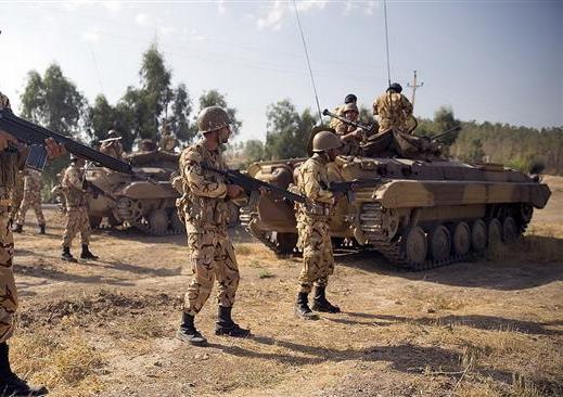 عملية نوعية للقوات الايرانية تقتل فيها 3 ارهابيين في غرب البلاد