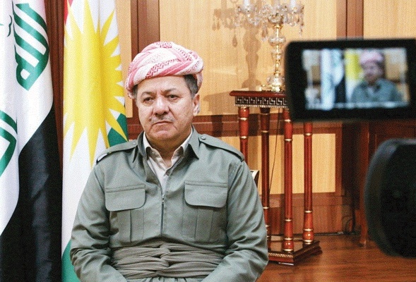 البارزاني يعلن انه ليس أمام كردستان طريق آخر سوى الاستقلال عن العراق