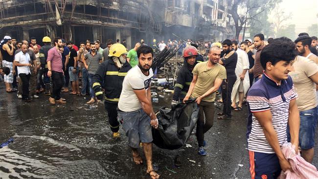 Two Shia fighters martyred in suicide bombing in Baghdad