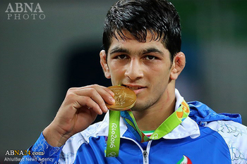 Pegulat Iran Raih Medali Emas di Olimpiade Rio 