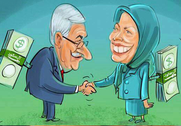 كاريكاتير/ الدعم السعودي لـ"زمرة "خلق" الارهابية" والرئيس الفلسطيني محمود عباس