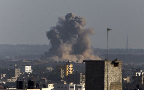 Israeli military pounds northern Gaza Strip, two Palestinians injured