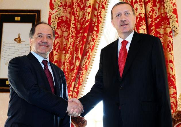 البارزاني سيزور الثلاثاء تركيا ويلتقي اردوغان