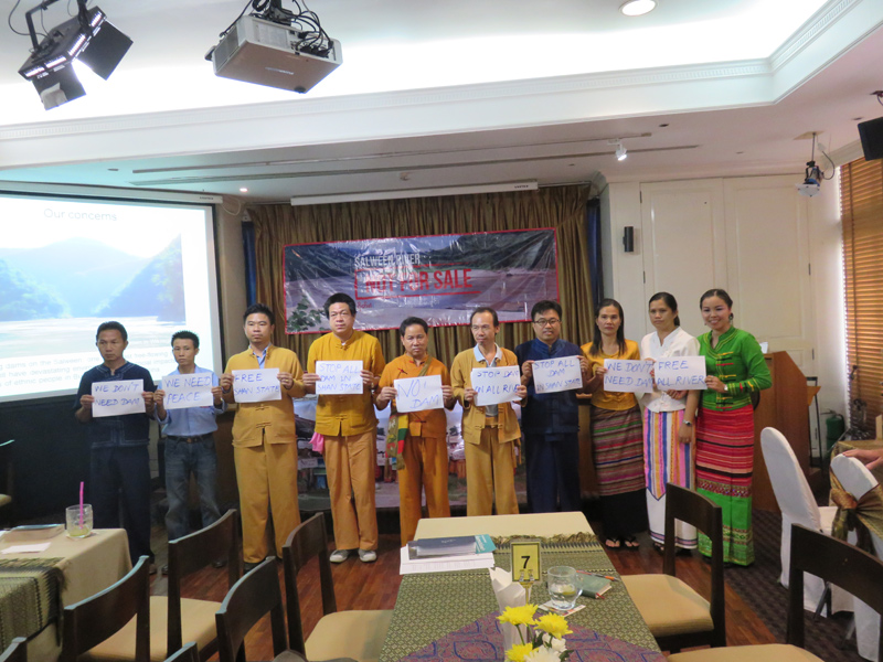 သံလြင္ျမစ္ေပၚ တည္ေဆာက္မည့္ ေနာင္ဖာ ေရကာတာ တည္ေဆာက္မႈ ရပ္ဆုိင္းရန္ ရွမ္းလူထုအဖြဲ႔မ်ား ေတာင္းဆုိ