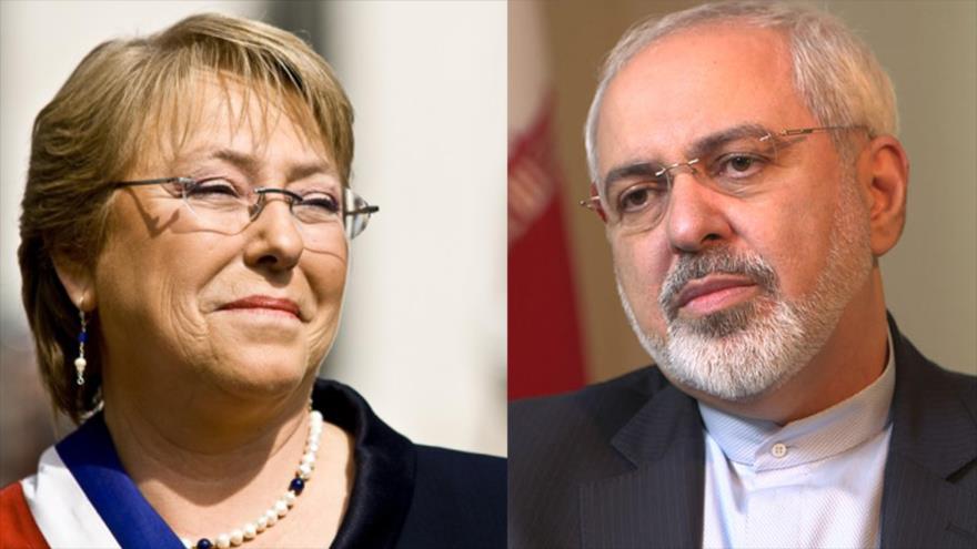“Zarif Concluye su Visita a Chile Reuniéndose con la Presidenta Michelle Bachelet” 