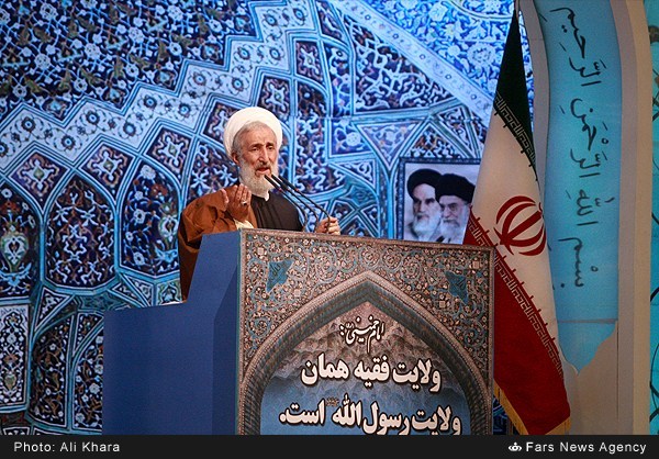 Tehran friday prayer leader: "Which human rights body approves of the Saudi regime's behavior?"