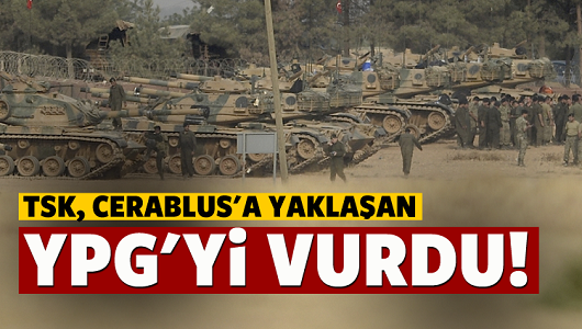 TSK YPG'yi vurdu