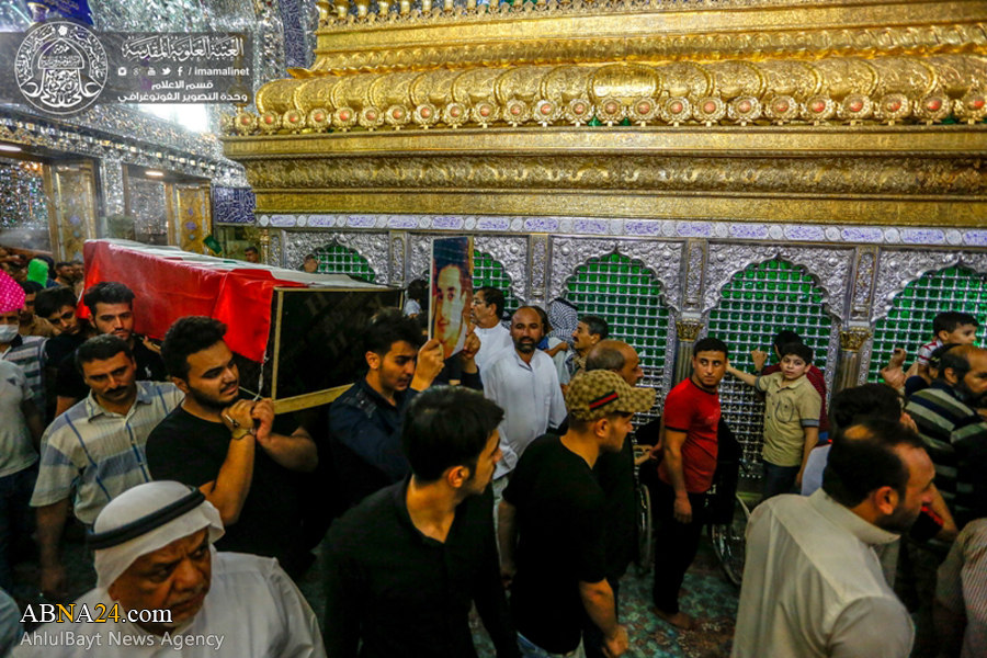 Photos: Funeral procession of five Iraqi martyrs at Imam Ali holy shrine