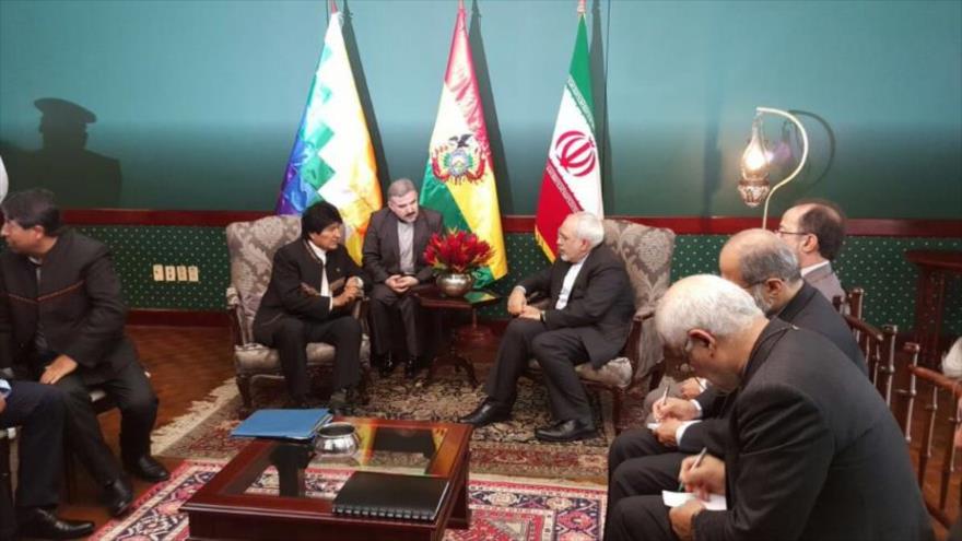 “Zarif se Reunió con el Presidente Evo Morales en Bolivia” 