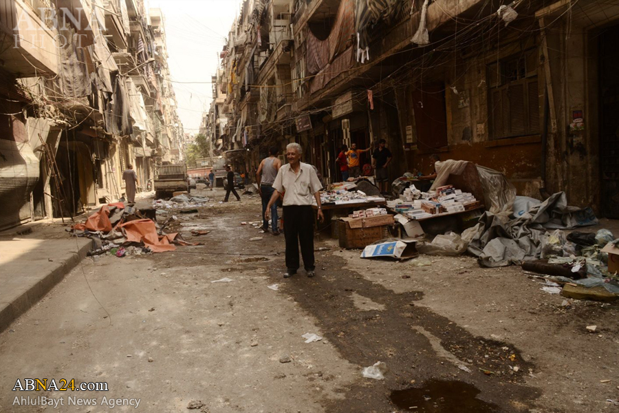 Photos: Deadly mortar attack in Aleppo, Syria