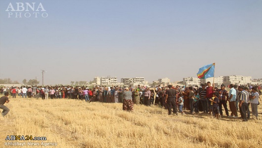 Kobani Halkı Sınırda ‘‘Oturma Eylemi’’ Başlattı / Foto