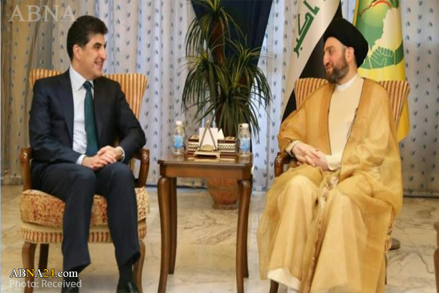 میحوه‌ری گفتوگۆکانی نێچیروان بارزانی له‌گه‌ڵ سه‌یید عه‌مار حه‌کیم 