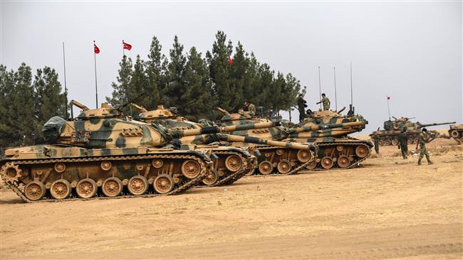 A new convoy of Turkish-backed Syrian rebels entered Aleppo