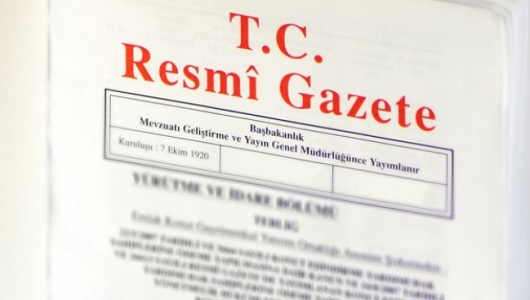 İsrail anlaşması Resmi Gazete'de