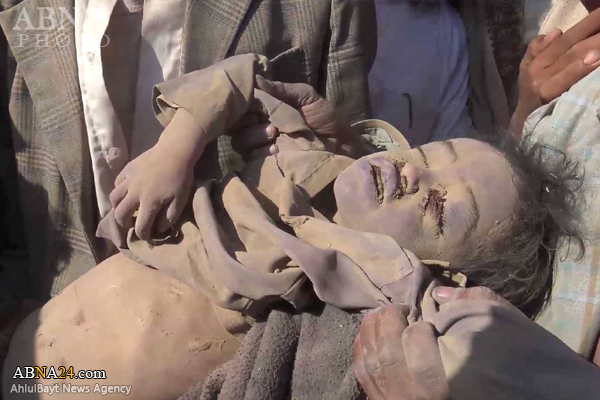 سعودی عرب کا یمن پر تشدد، ایک ہی گھر کے ۹ افراد شہید+ تصاویر