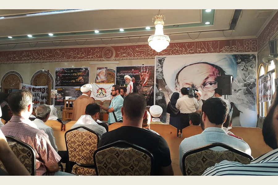 تقرير مصور / إئتلاف شباب ثورة ١٤ فبراير ينظم مهرجانا خطابيا بالسيدة زينب (ع) تضامناً مع آية الله قاسم