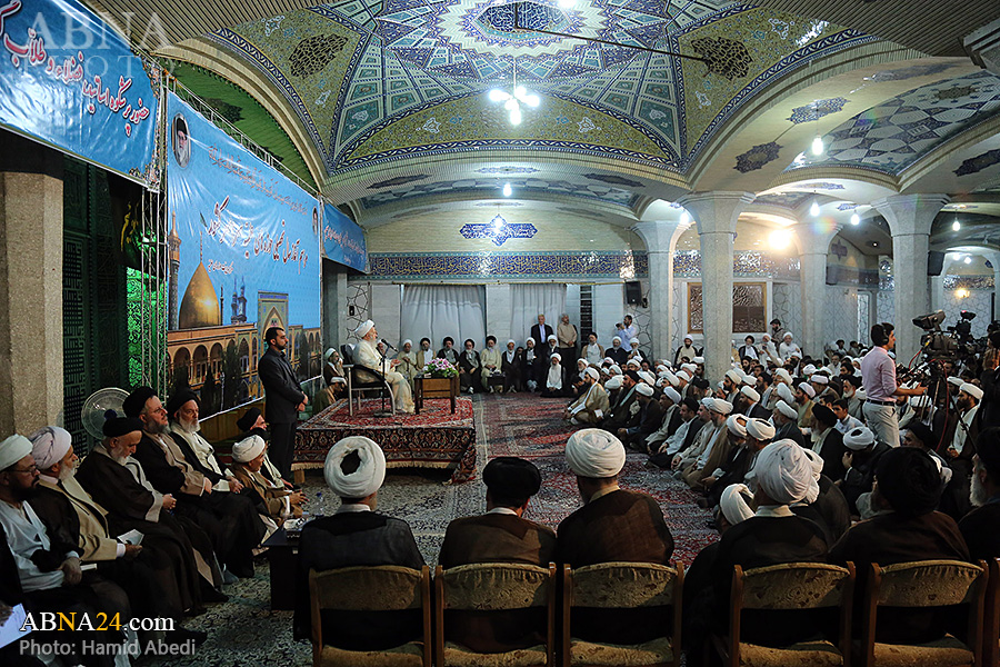 تقرير مصور / مراسم بداية دروس الحوزة العلمية في قم المقدسة