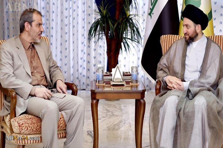 دیداری باڵوێزی ئێران لە ئێراق لەگەڵ عەممار حەکیم