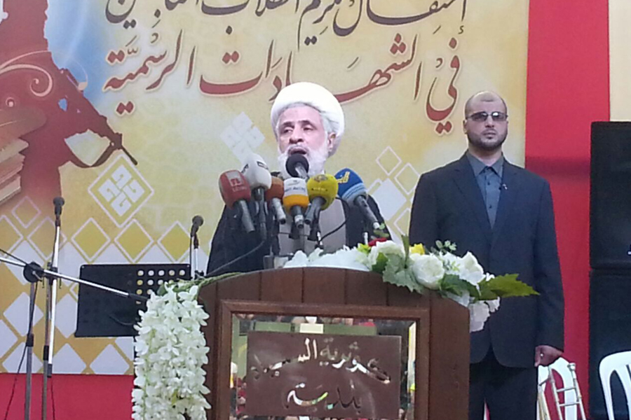 الشيخ نعيم قاسم يؤكد ان لا مستقبل للتكفيريين في سوريا