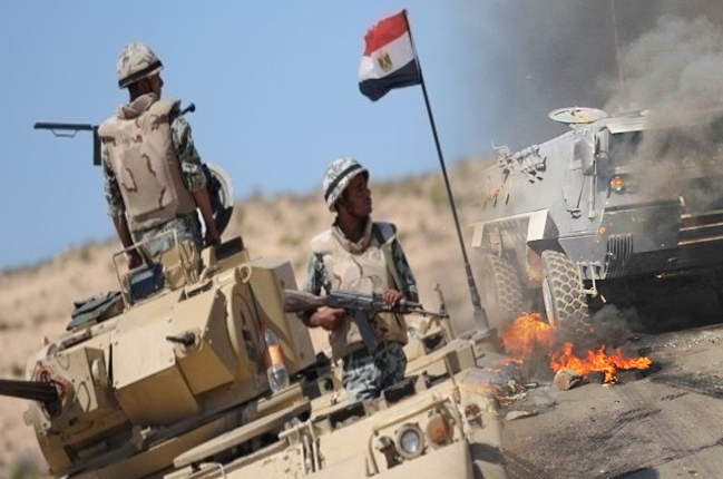 إصابة 3 من الشرطة المصرية أثناء تفكيك عبوة ناسفة في دمياط
