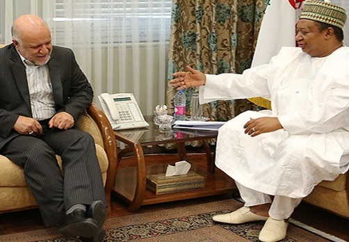 ایران کے پٹرولیم کے وزیر اور اوپیک کے سیکریٹری جنرل کی ملاقات