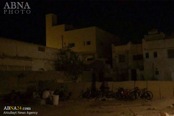 قوات النظام تقدم على قطع التيار الكهربائي عن منزل آية الله قاسم + (الصور)