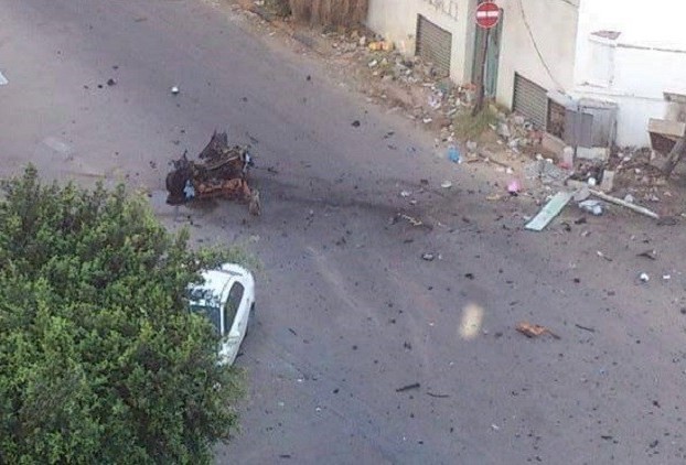 انفجار سيارة مفخخة يستهدف مبنى الوزارة الخارجية في طرابلس