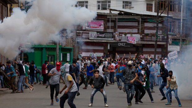 2 killed, 25 injured in tear gas attack Indian Kashmir