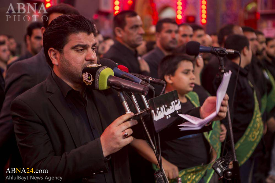 تقرير مصور / احياء مراسم العزاء لاستشهاد الامام الباقر (ع) عند الحرمين الامامين (ع)