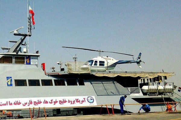 حرس الثورة يعلن تدشين زورق سريع يحمل مروحية ومزود باحدث المعدات