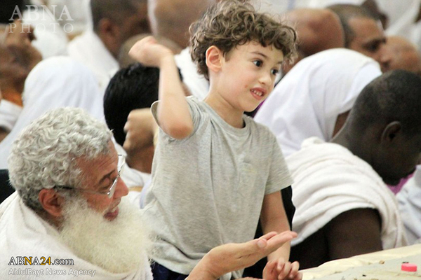 Fotos : Kinder bei dem Hadsch