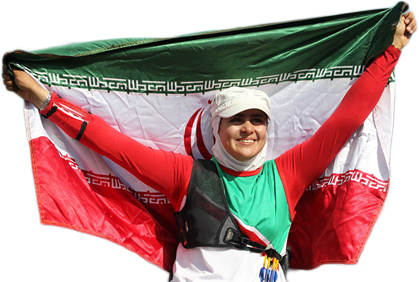 Zahra Ne’mati, Atlit Perempuan Iran yang Menginspirasi Dunia