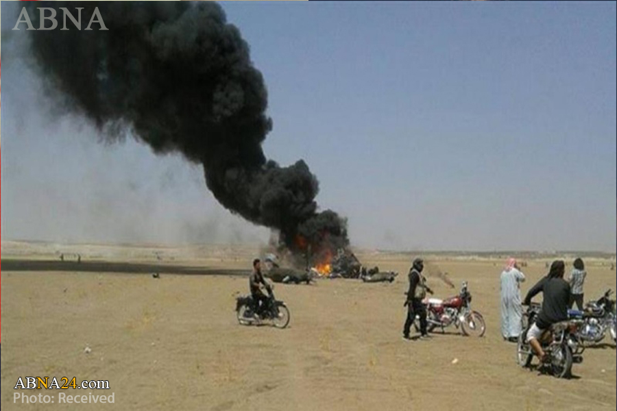 کەوتنە خواری فڕۆکەی جەنگیی سوپای سووریا لە دەیروزوور