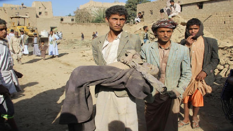 سعودی لڑاکا طیاروں کی یمن کے رہائشی علاقوں پر بمباری جاری