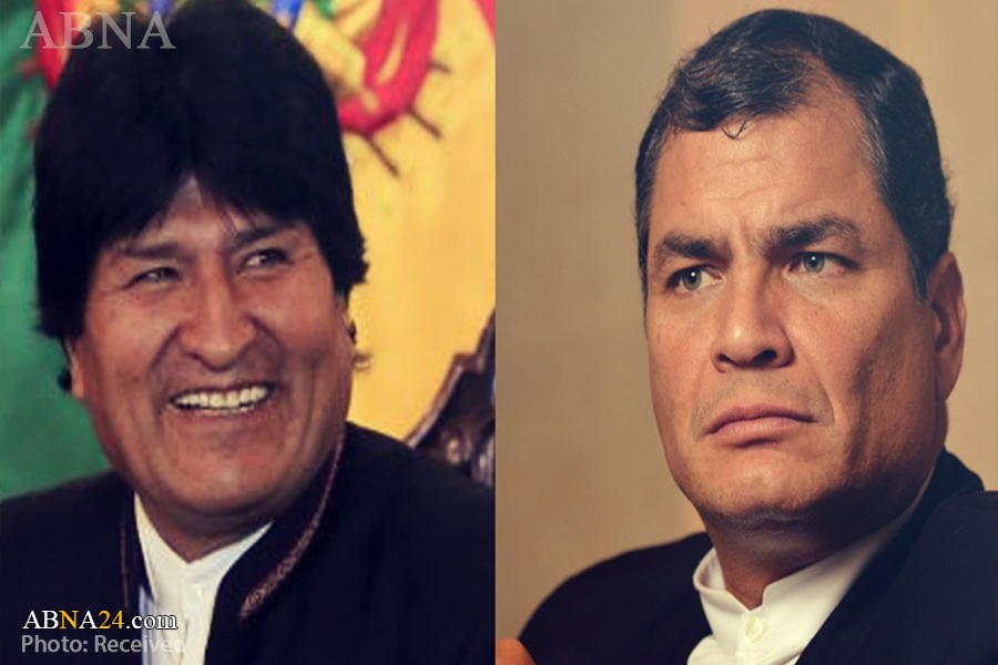 دیداری سەرۆک کۆمارانی بولیوی و ئێکوادور لە گەڵ ڕوحانی 