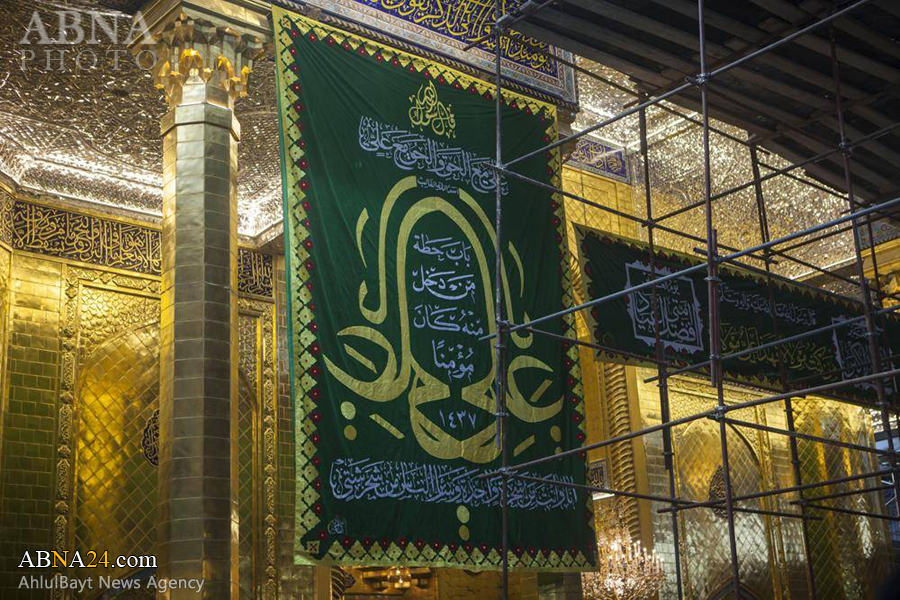 تصویری رپورٹ/ حرم حضرت عباس(ع) میں عید غدیر کی تیاریاں