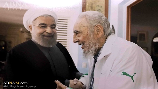 Fidel ve Ruhani Havana'da buluştu / Foto
