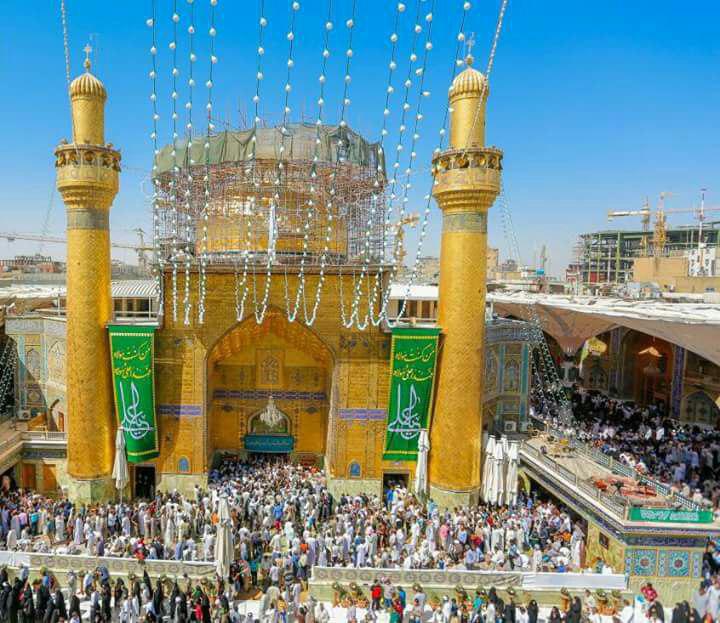 Imágenes desde el Santuario de Imam Alí (P) en la Víspera de la Celebración de Eid al-Ghadir