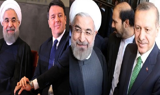 صدر ڈاکٹر حسن روحانی کی نیویارک میں اٹلی کے وزیراعظم اور ترکی کے صدر سے ملاقات