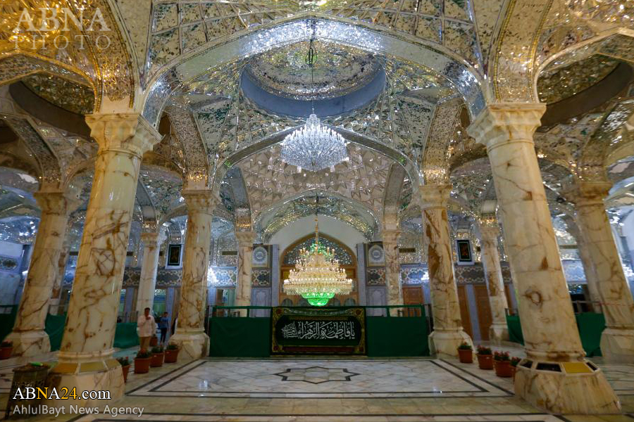 تقرير مصور / جولة في داخل صحن السيدة الزهراء (ع) في حرم امير المؤمنين (ع)