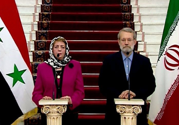 رئيسة مجلس الشعب السوري تلتقي نظيرها في طهران