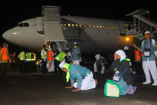 57.921 Jamaah Haji Telah Tiba di Tanah Air